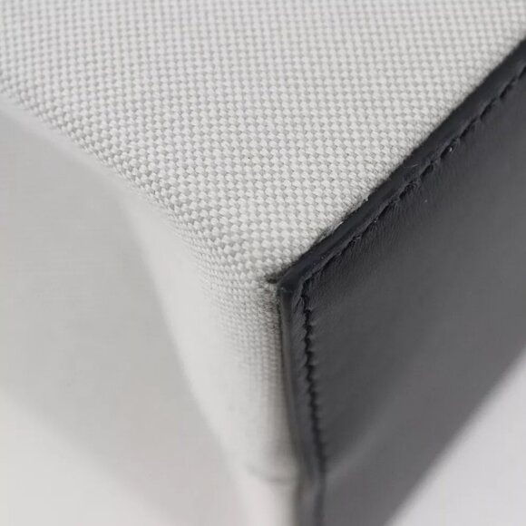 BALENCIAGA Small tote Tote Bag 7599412AAOK9260 logo Light gray Nylon canva... - Picture 9 of 10